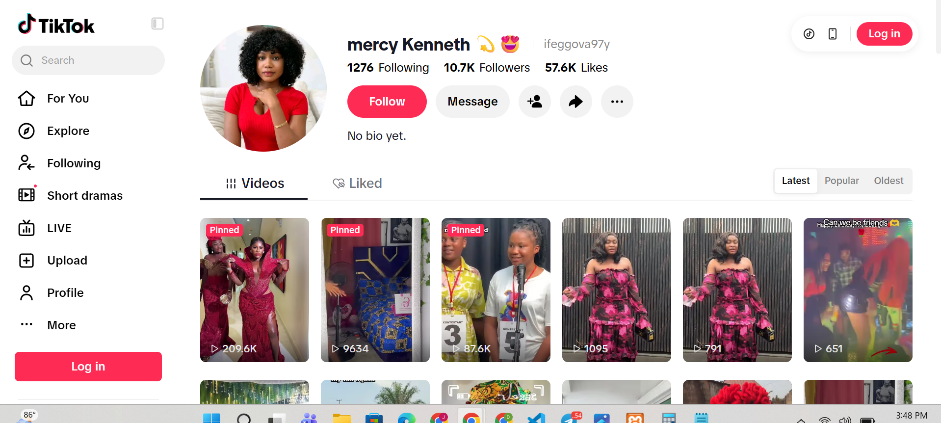 mercy Kenneth ?? TikTok Account